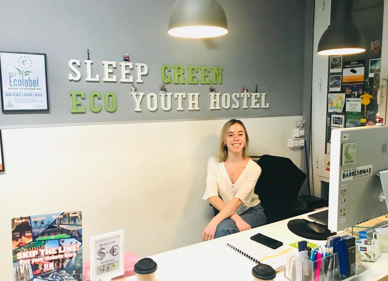 Sleep Green - Certified Eco Youth Hostel Barcelona Eksteriør billede